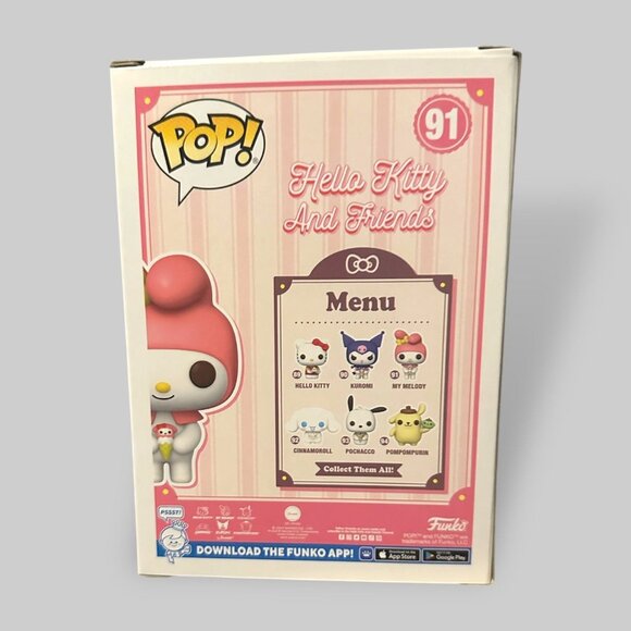 Funko POP! Sanrio Hello Kitty & Friends My Melody with Ice Cream Glow Exclusive - Picture 6 of 9